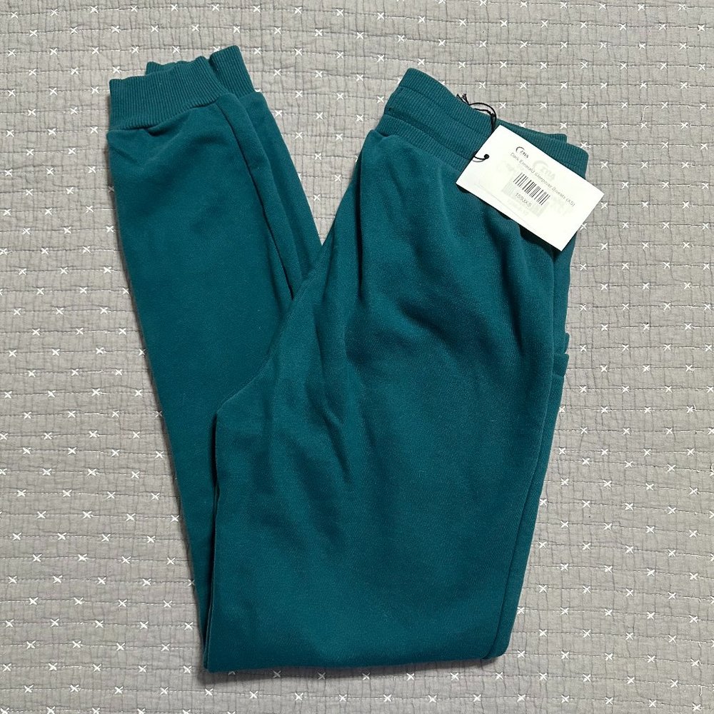 Zyia Dark Emerald Sleepover Sweats - Size XS (NWTs)